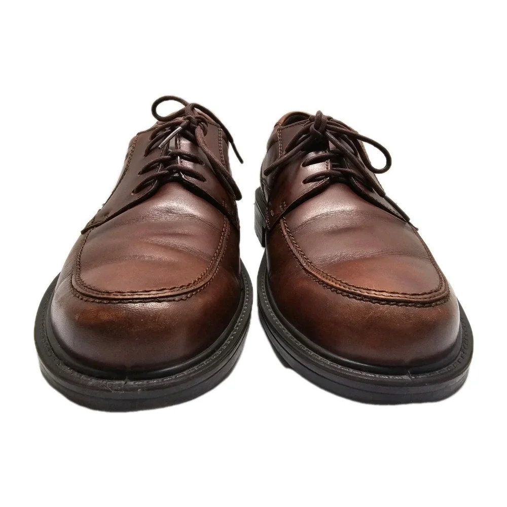 ECCO‎ SHOCKPOINT Leather Oxfords Size 40 ( 7 to 7 1/2 US ) Reddish Brown